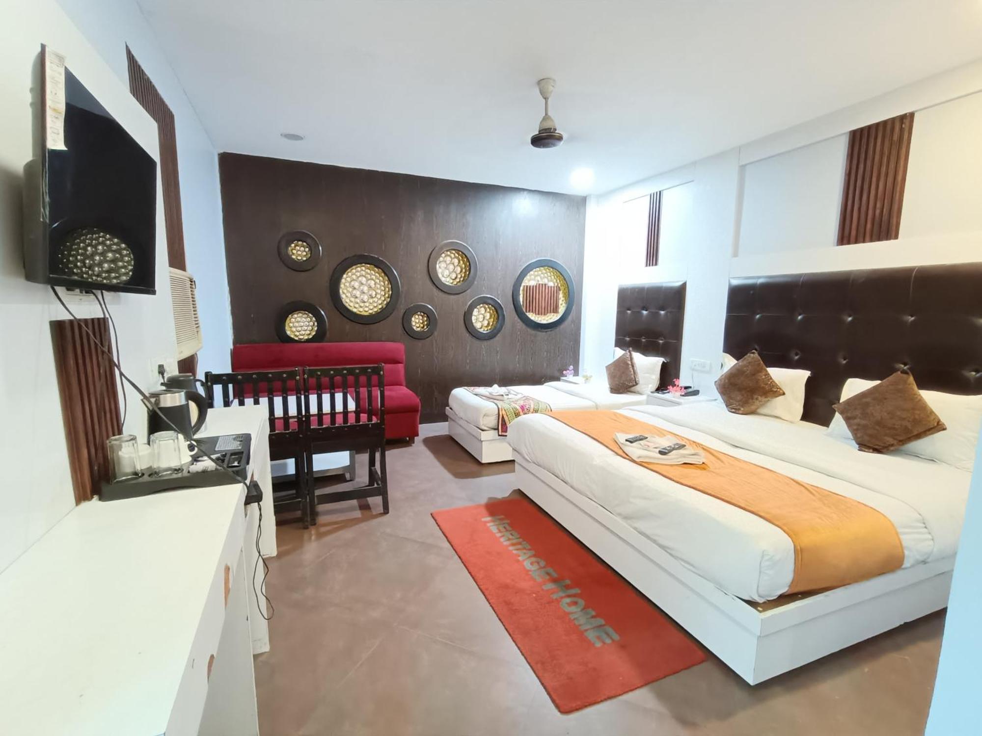 Hotel Heritage Home Walking 1 Minuit From R K Ashram Metro Station New Delhi Eksteriør bilde